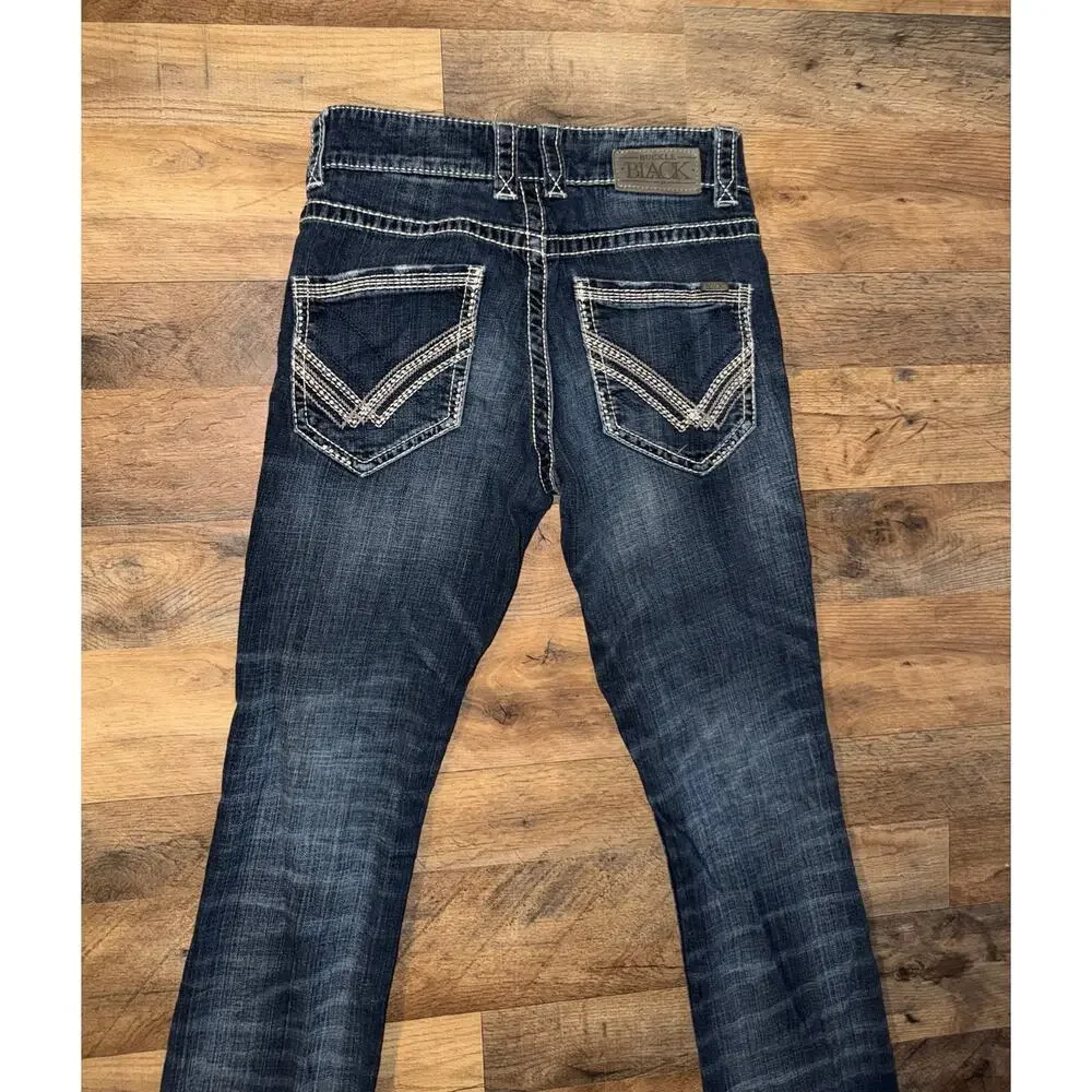 Buckle Black men’s bootleg blue jeans - Picture 11 of 16